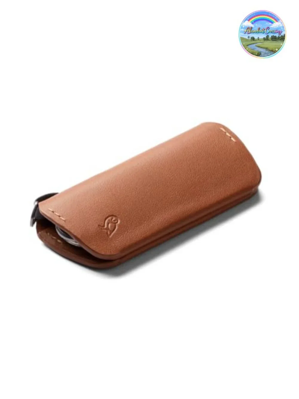 Leather Key Organizer, Magnetic Closure, Fits 4-8 Keys, D-ring, Slim Pocket
